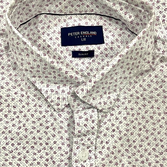 Mens large button down casual full sleeves slim fit shirt - Picture 1 of 5